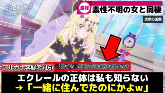 【悲報w】アルカナさん(16)、素性不明の女と一緒に暮らしてしまうww【プリキュア】