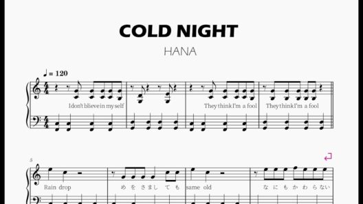 Cold Night／HANA　TVアニメ『メダリスト』第2期OP（ピアノ簡易版）
