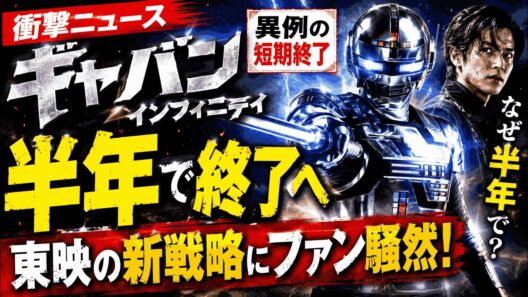 【衝撃】『ギャバン インフィニティ』半年で終了へ…東映の新戦略にファン騒然！その真相とは？