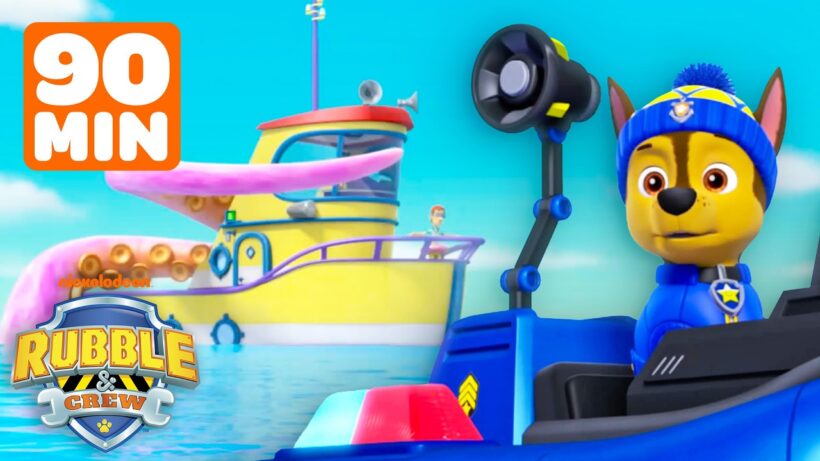 PAW Patrol's BEST Ocean & Sea Rescues! 🌊 w/ Rubble, Zuma, & Skye | 90 Minutes | Rubble & Crew