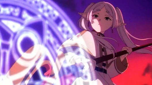 フリーレン、神秘の魔法を発動する!! フリーレンの杖から魔力が溢れる【葬送のフリーレン 第2期 - Sousou no Frieren 2nd Season Full HD Engsub】