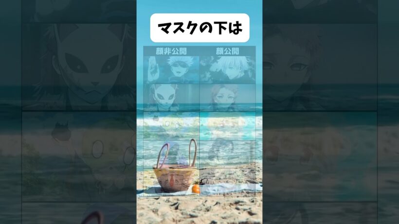素顔が出る瞬間　#shorts #漫画 #アニメ#呪術廻戦#ヒロアカ#鬼滅の刃#drstone