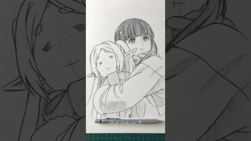 Drawing Frieren & Fern #frieren #イラスト #frierenbeyondjourneysend