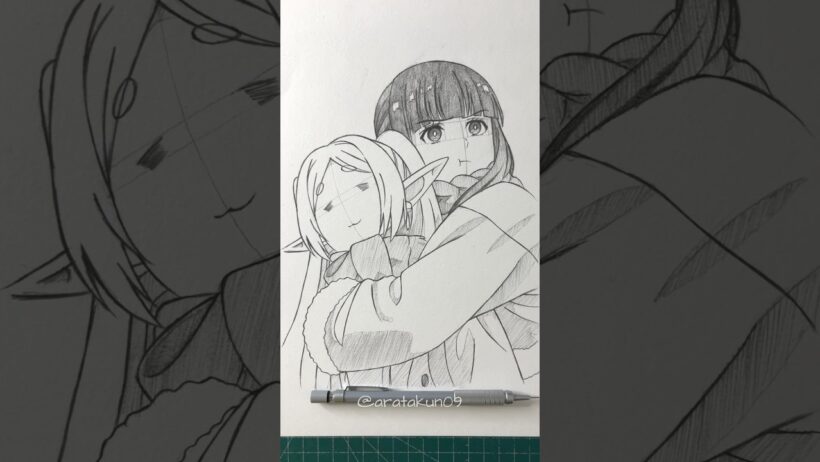 Drawing Frieren & Fern #frieren #イラスト #frierenbeyondjourneysend