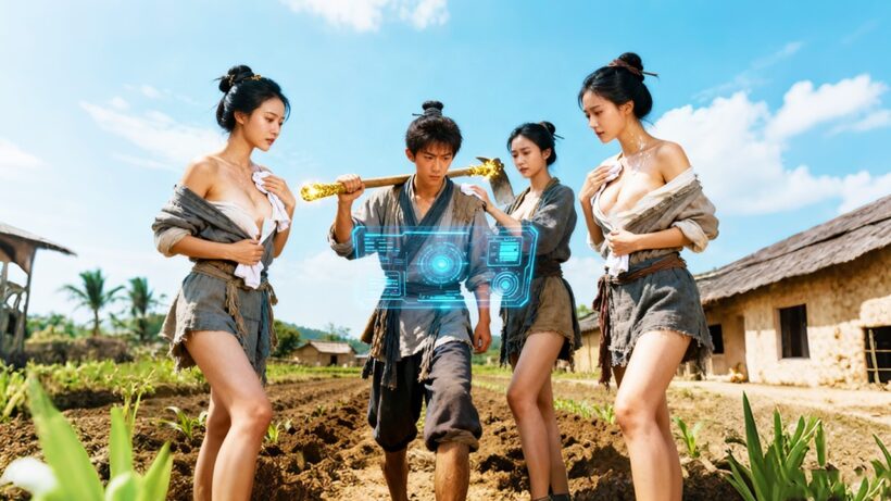 穿越後被迫和5個美女關到一起，怎料覺醒神秘系統和透視神瞳，成為一國之主逆轉人生！#短劇 #逆襲 #親情