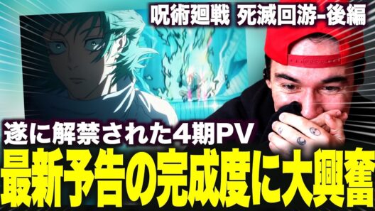【海外の反応】神作画連続でMAPPAの本気に絶叫するニコラスニキ【呪術廻戦4期PV】【死滅回游後編】【日本語字幕】【翻訳】【ニコラス兄貴】【英語学習】