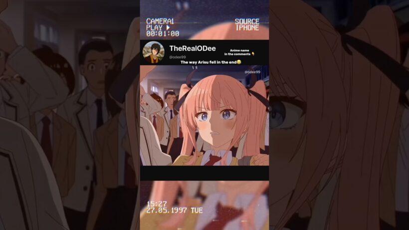 The way Arisu fell in the end | Tune In to the Midnight Heart