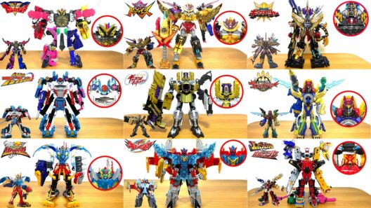 最強の変形合体ロボットだ！スーパー戦隊やギャバンインフィニティの最強ロボットを一気に変形合体だ！