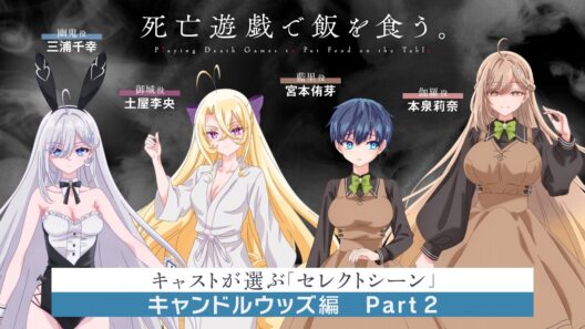 『死亡遊戯で飯を食う。』キャスト座談会　キャンドルウッズ編 Part2 【三浦千幸／土屋李央／宮本侑芽／本泉莉奈】