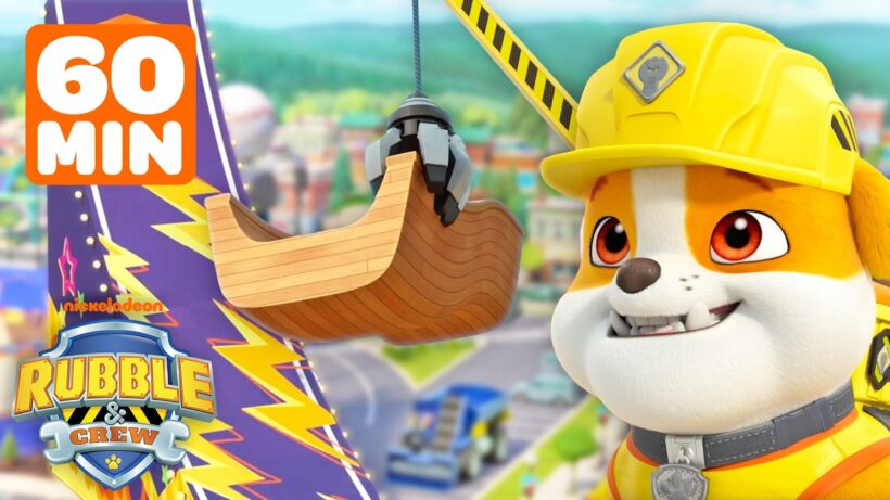 1 Hour of Rubble's BIGGEST Builds Ever! 🏗️ | Rubble & Crew