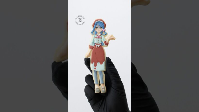 【名探偵プリキュア！】帆羽くれあを食べられるアイシングクッキーにしてみた！ precure