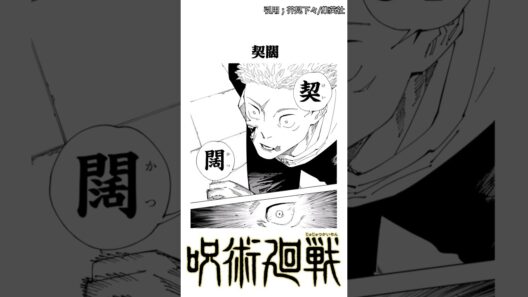 【呪術廻戦】契闊。 #呪術廻戦 #死滅回遊 #伏黒恵 #宿儺 #虎杖悠仁