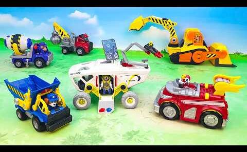 The Paw Patrol is rushing to stop the robber.  Rubble & Crew rescue the city.  Monster Truck Races.