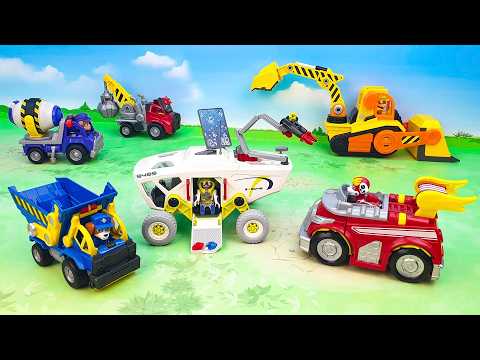 The Paw Patrol is rushing to stop the robber.  Rubble & Crew rescue the city.  Monster Truck Races.