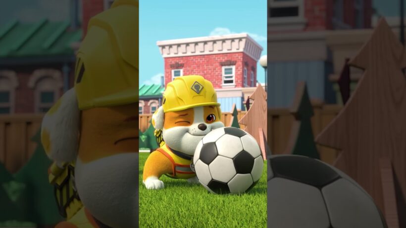 Rubble Plays Soccer Golf! ⚽⛳