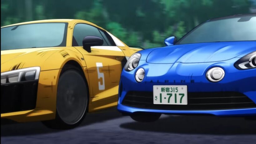 【MF GHOST 3rd Season • EP12】CONTACT!! Sawatari Kouki VS Yudai Sakamoto (Alpine A110S VS Audi R8)