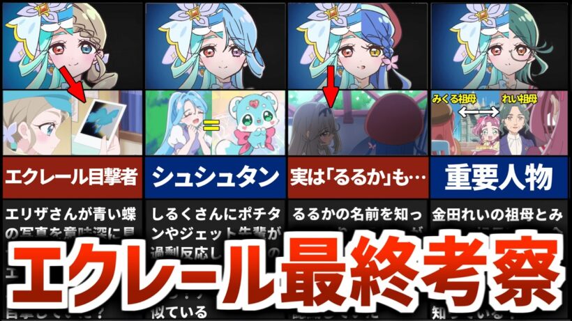 【名探偵プリキュア】予想外の展開が待っている！？エクレール編の伏線から候補4人の正体を徹底考察【たんプリ 考察】