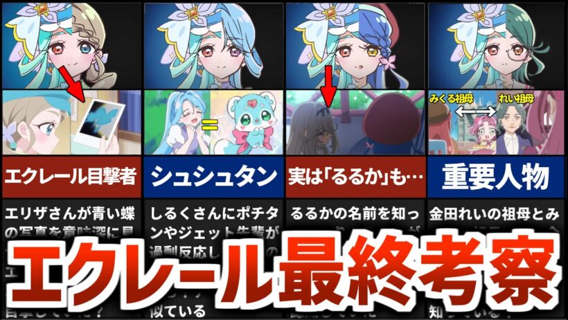 【名探偵プリキュア】予想外の展開が待っている！？エクレール編の伏線から候補4人の正体を徹底考察【たんプリ 考察】