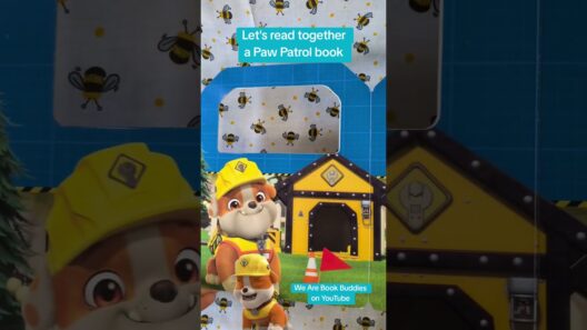 Let's read together a Paw Patrol book. Rubble's Toolbox.
