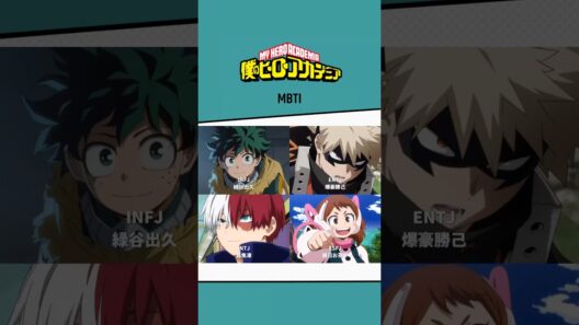 僕のヒーローアカデミア MBTI診断 #ヒロアカ #MBTI