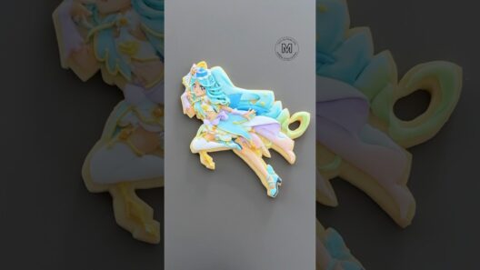 【名探偵プリキュア！】キュアエクレールを食べられるアイシングクッキーにしてみた！