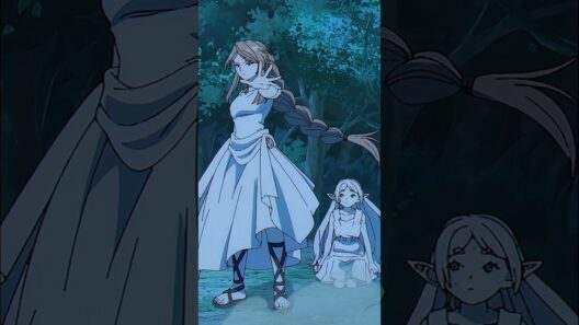 『葬送のフリーレン』フリーレンと師匠フランメの初めての出会い！ #anime #frieren #edit #animeedit #shorts