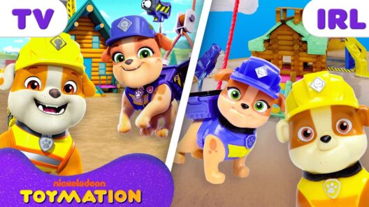 Rubble & Crew Toys Build a Cozy Mountain Lodge! ⛰️ (Part 1) w/ Mix | Toymation