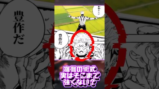 普通の術式を最強にした宿儺の異常さ【呪術廻戦】
