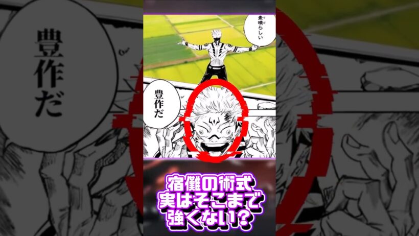 普通の術式を最強にした宿儺の異常さ【呪術廻戦】