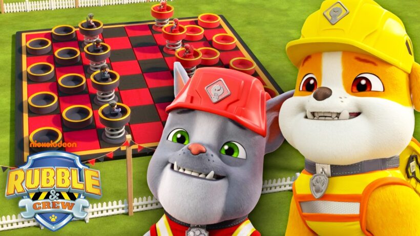 Rubble's GIANT Checkerboard Rescue!♟️🚨  | Rubble & Crew