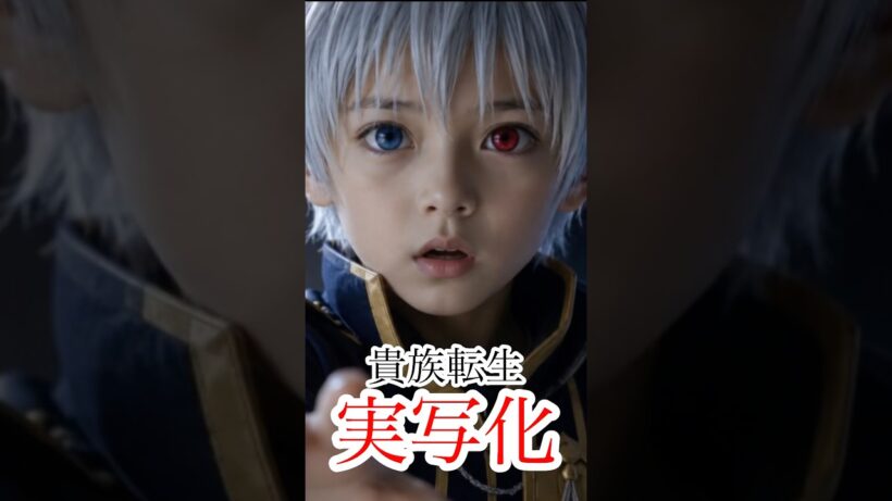 #short貴族転生の実写化 #short#貴族転生#実写化#貴族転生実写化#目が赤と青#ai動画#short