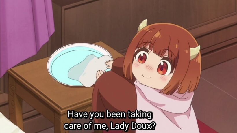 Doux taking care of ill Jahi 😍 | the demon kings daughter is too kind episode 8 #douxanime