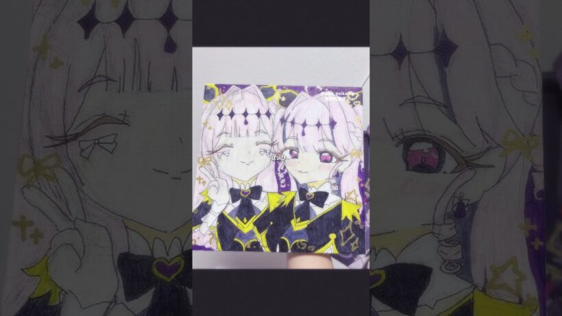 喜んでくれると良いなっ🎶#たんプリ #名探偵プリキュア #プリキュア #precure #キュアアルカナ #イラスト #イラストメイキング #オリキャラ #ちいかわ #コジコジ #さくらももこ