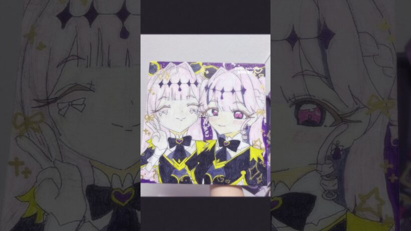 喜んでくれると良いなっ🎶#たんプリ #名探偵プリキュア #プリキュア #precure #キュアアルカナ #イラスト #イラストメイキング #オリキャラ #ちいかわ #コジコジ #さくらももこ