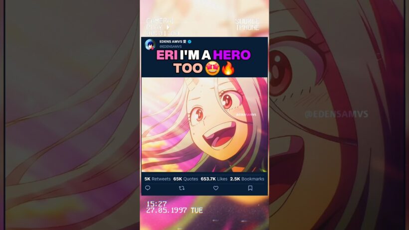 ERI I'M A HERO TOO #myheroacademia #edit #amv #mha #bnha