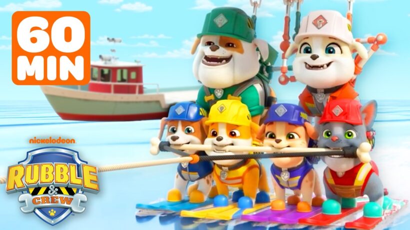 1 Hour of Summer Fun, Builds, and Rescues! ☀️🏖️ | Rubble & Crew