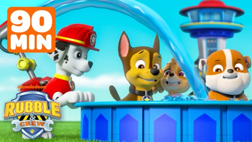 90 Minutes of PAW Patrol Lookout Tower Fun! | Rubble & Crew