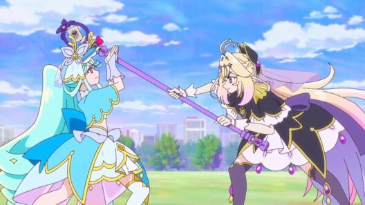 キュアエクレールvsキュアアルカナ·シャドウ《名探偵プリキュア！》