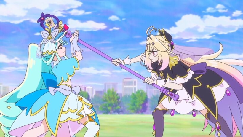 キュアエクレールvsキュアアルカナ·シャドウ《名探偵プリキュア！》