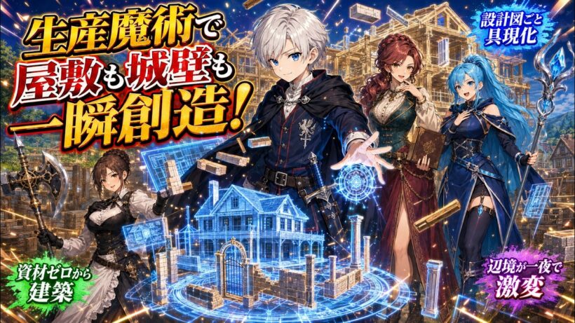 【異世界×街づくり】壊れた村を建て直し、最弱魔術で始める辺境暮らしと領地防衛『領地経営』