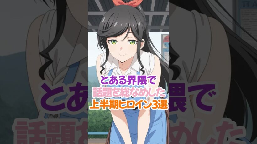 2026年上半期に旋風を起こしたヒロイン3選 #金目綿花奈 #きにして #shorts