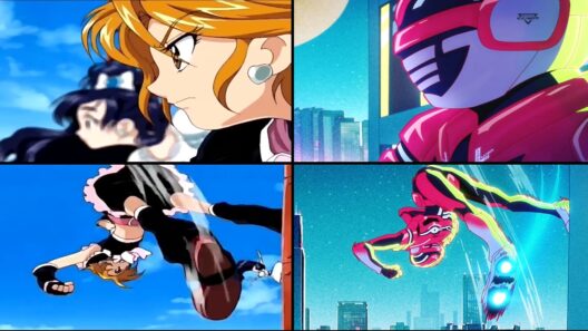 Gavan Infinity VS Pretty Cure Comparison (超宇宙刑事ギャバン インフィニティ ふたりはプリキュア 比較 アニメ Anime R.E.D. Futari wa)
