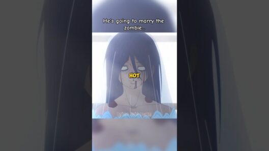 He's going to marry the zombie 💍🧟 #anime #shorts