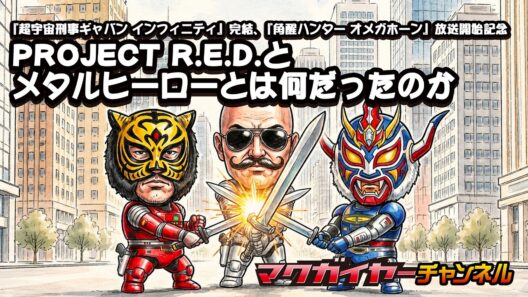 『超宇宙刑事ギャバン インフィニティ』完結、『角醒ハンター オメガホーン』放送開始記念 PROJECT R.E.D.とメタルヒーローとは何だったのか