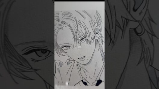 【うるわしの宵の月】 アナログイラスト/イラスト/模写/市村琥珀/お絵描き/王子