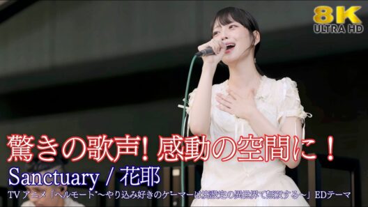 【 衝撃 】驚きの歌声 " 花耶 " Sanctuary【TV アニメ「ヘルモード ～やり込み好きのゲーマーは廃設定の異世界で無双する～」EDテーマ】OTOROJI Street Live より