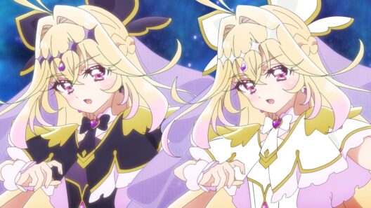 【名探偵プリキュア！】黒と白のキュアアルカナ・シャドウ【比較】