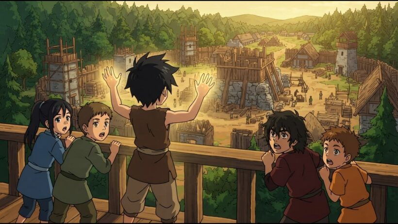 【アニメ異世界】[お気楽領主の楽しい領地防衛]～生産系魔術で名もなき限界集落を最強の城塞都市に！ハズレ魔術と追放された神童は、前世の知識とチート建築で悠々自適な辺境ライフを満喫する～【マンガ動画】