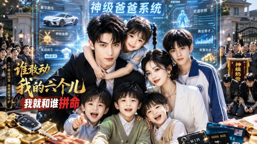 穿书成恶毒继父，他觉醒系统洗心革面，拼命护住六个苦命萌娃！一路打脸反派，刷儿女好感度，实力疯狂涨，竟把六个未来大佬养成了！