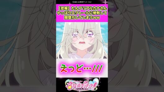 【悲報】名探偵プリキュア！アルカナ・シャドウさんやっぱりエクレールに惨敗して闇堕ちエクリプス・シャドウになってしまうww #たんプリ #反応集